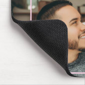 Custom Photo & Text Romantic Gift - Personalized  Muismat (Hoek)