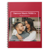 Custom Photo & Text Romantic Gift - Personalized  Notitieboek (Voorkant)