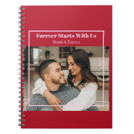 Custom Photo & Text Romantic Gift - Personalized  Notitieboek