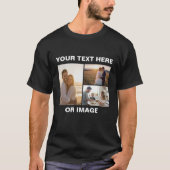 Custom Photo & Text Shirt,  Personalized design T-shirt (Voorkant)