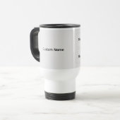 Custom Photo Thermal Mug – Personalized Name Gift Reisbeker (Voorkant links)
