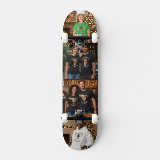 Custom Photo Upload Skateboard Personalized Design (Voorkant)