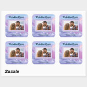Custom Photo Valentine Candle Label Romantic Gift (Vel)