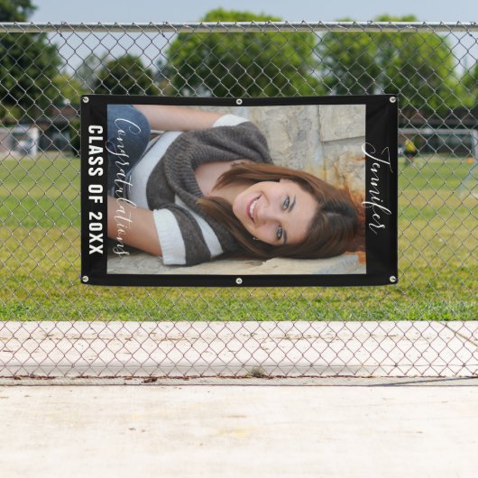 Custom Photo Vertical Graduation Banners (Insitu)