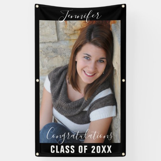 Custom Photo Vertical Graduation Banners (Verticaal)