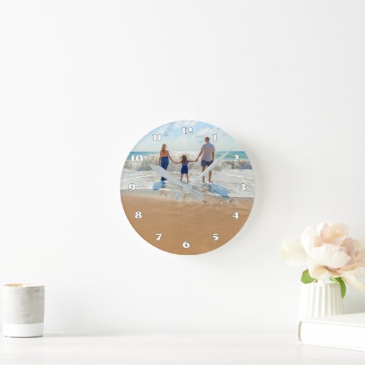 Custom Photo Wall Clock Ronde Klok (Huis)