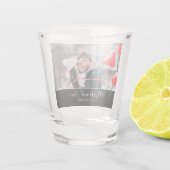 Custom Photo Wedding FAVOR Bomboniere Shot Glas (Achterkant)