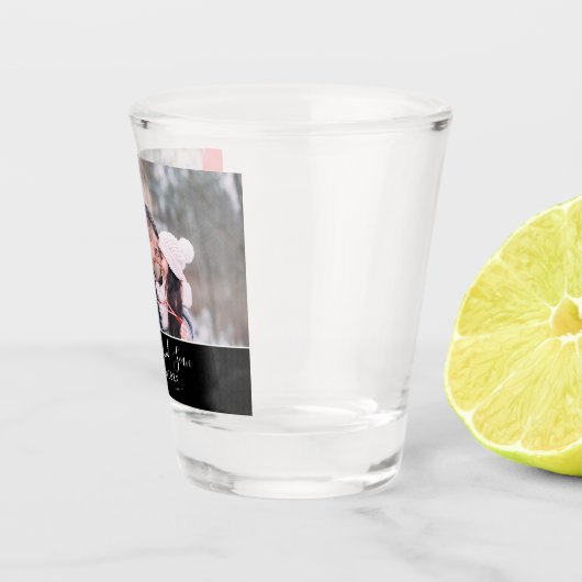 Custom Photo Wedding FAVOR Bomboniere Shot Glas (Rechts)
