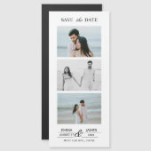 Custom Photo Wedding Save the Date magnet (Voorkant / Achterkant)