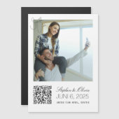Custom Photo Wedding Save the Date magnet (Voorkant / Achterkant)