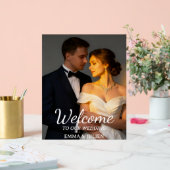Custom Photo Wedding Welcome Foam Board Sign Acryl Bord (Huwelijk)