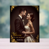 Custom Photo Wedding Welcome Sign Foam Board Acryl Bord (Neutraal)