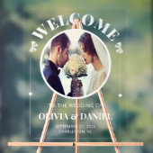 Custom Photo Welcome for Reception Acryl Bord (Neutraal)