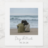 Custom Photo Wine Label Wijn Etiket (Enkel label)