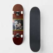 Custom Photo Wood Look Unisex Persoonlijk Skateboard (Voorkant)