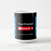 Custom Photo Youtube Channel Name Koffiemok (Center)