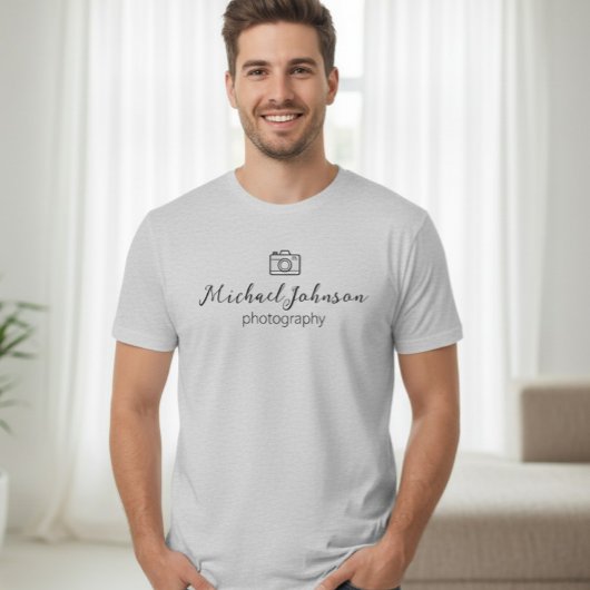 Custom Photographer Shirt, Personalized Comfort T-shirt