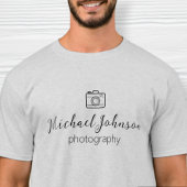 Custom Photographer Shirt, Personalized Comfort T-shirt