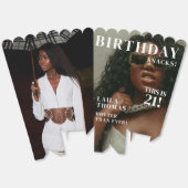 Custom Photos Birthday Party Magazine Cover Bedankdoosjes (Ongevouwen)
