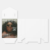 Custom Photos Birthday Party Magazine Cover Bedankdoosjes (Ongevouwen)