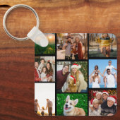Custom Photos Keychains, Double Sided 9 Photos Sleutelhanger (Voorkant)