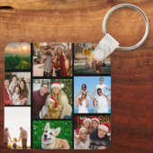Custom Photos Keychains, Double Sided 9 Photos Sleutelhanger (Achterkant)