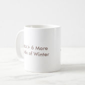 Custom Phrase Groundhog Day Koffiemok (Voorkant links)