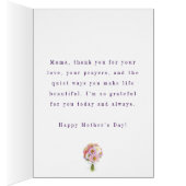 Custom Pic Thankful for My Mama Mother’s Day Card (Binnen (Rechts))