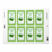 Custom Pickle Jar Labels Jouw namen toevoegen (Full Sheet)