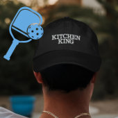 Custom Pickleball King Kitchen Gift voor spelers Geborduurde Pet