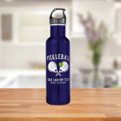 Custom Pickleball Lover's Team Club Paddle & Ball Waterfles