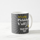 Custom Pickleball Mugs Personalized Team Club Name Koffiemok (Voorkant rechts)