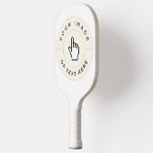Custom Pickleball Paddle - Wit (Links)