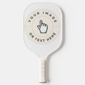 Custom Pickleball Paddle - Wit (Voorkant)