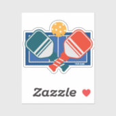 Custom Pickleball Paddles Court Sticker (Vel)