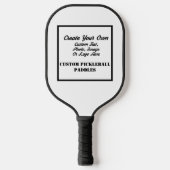 Custom Pickleball Paddles, ontwerp je eigen paddle (Voorkant)