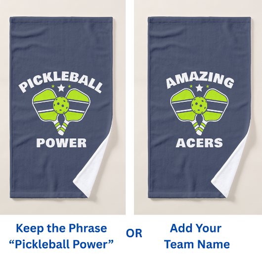 Custom Pickleball Team Sport Handdoek