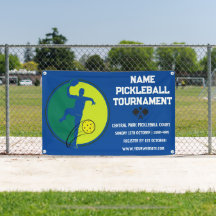 Custom Pickleball Tournament Championship Blauw