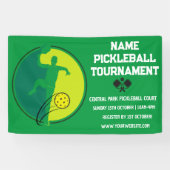 Custom Pickleball Tournament Championship Groen Spandoek (Horizontaal)