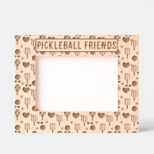 Custom Pickleball Vrienden Gegraveerde Lijstjes