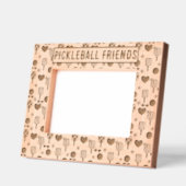 Custom Pickleball Vrienden Gegraveerde Lijstjes (Links)