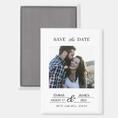 Custom picture Fridge Save the Date magnet (Voorkant / Achterkant)