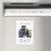 Custom picture Fridge Save the Date magnet (Insitu (Vaatwasser))