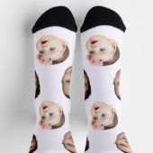 Custom Picture Gift Idea for Birthday or Christmas Sokken (Top)