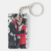 Custom Picture Keychain, Personalized Text Sleutelhanger (achterkant)