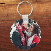 Custom Picture Keychain, Personalized Text Sleutelhanger (Voorkant)