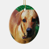 Custom Picture Personalized 2 Sided Photo Keramisch Ornament (Rechts)