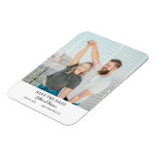 Custom Picture Save the Date fridge magnet Magneet (Linkerzijde)