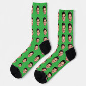 Custom Picture Socks, Personalized Face Gift  Sokken (Links)