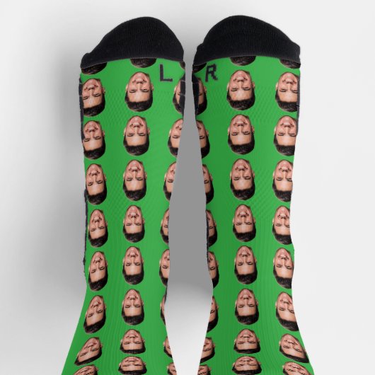 Custom Picture Socks, Personalized Face Gift  Sokken (Top)